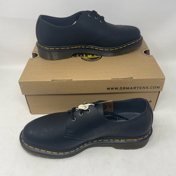 Dr. Martens Vegan 1461 Felix Rub Off Oxford, Black - Picture 2 of 7